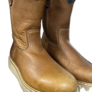 Georgia Boot Men's Tan Leather Work Boots